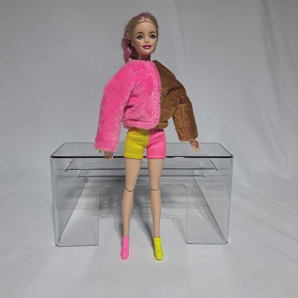 Barbie Cutie‎ Reveal Jungle Series Monkey Doll W/ Reversible Jacket